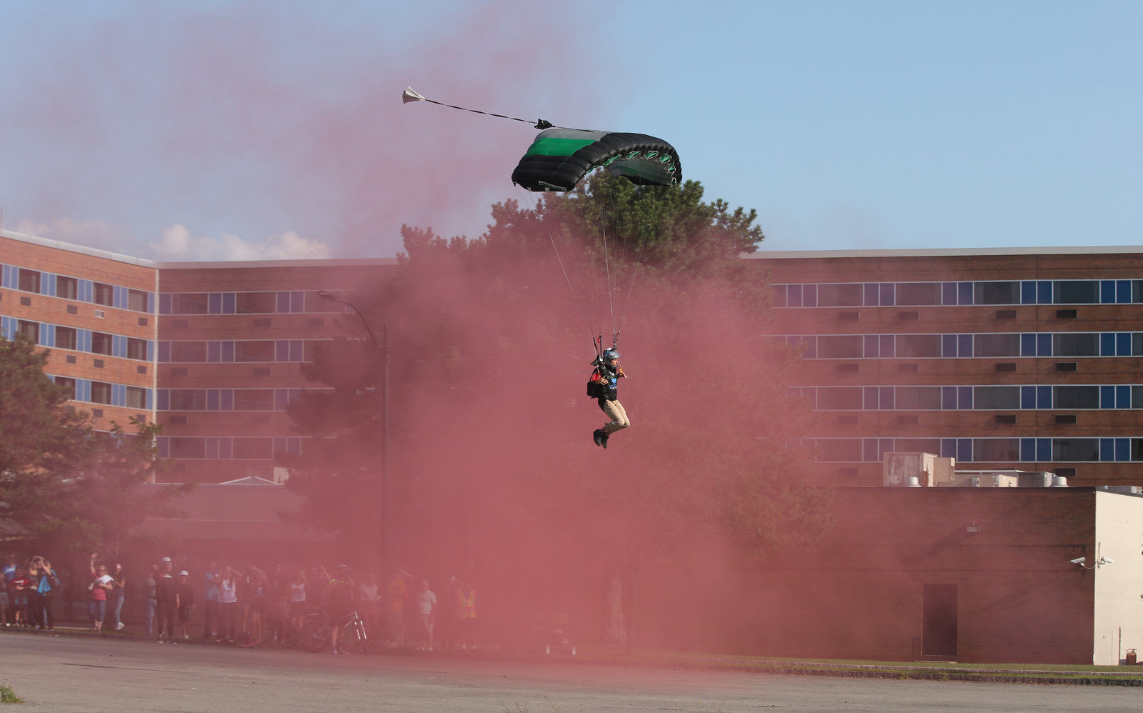 A colorful landing